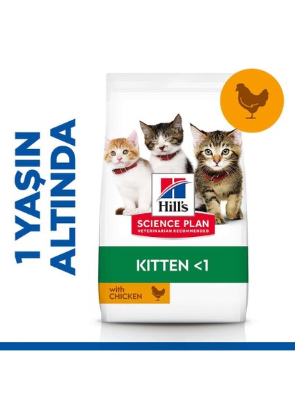 Kitten Tavuk Etli Yavru Kedi Maması 1,5 Kg