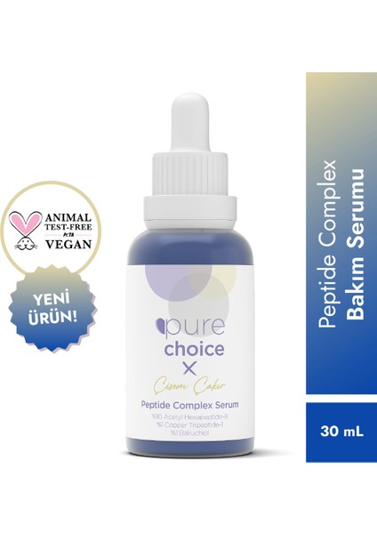 Peptide Complex Serum Tüm Cilt Tipleri İçin Nemlendirici 30 ml Vegan Formül