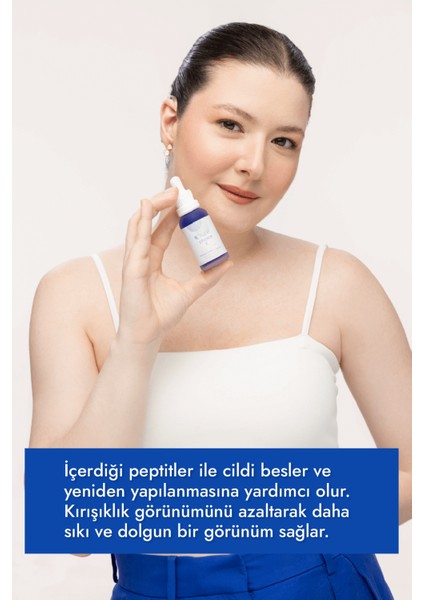Peptide Complex Serum Tüm Cilt Tipleri İçin Nemlendirici 30 ml Vegan Formül fiyatları