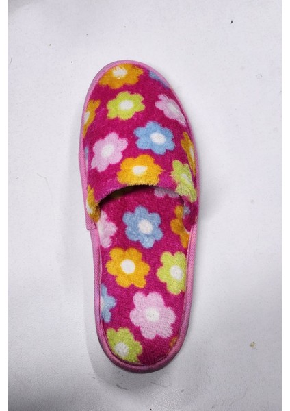 Kadın Önü Kapalı Yıkanabilir Puf Dikişli Içi Süngerli Kışlık Çeyiz Bohça Misafir Ev Terliği 253