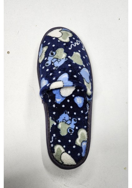 Kadın Önü Kapalı Yıkanabilir Puf Dikişli Içi Süngerli Kışlık Çeyiz Bohça Misafir Ev Terliği 253