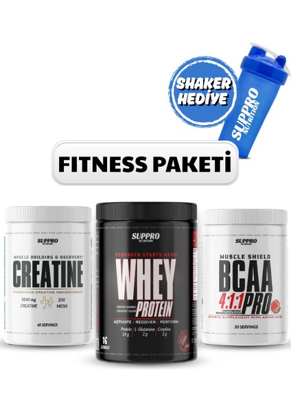 Fitness Paketi Whey - Bcaa - Creatin Paket