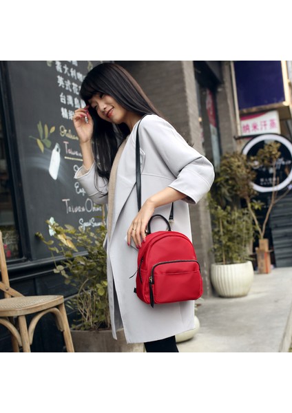 Basit Kore Mini Çok Fonksiyonlu Sırt Çantası Bayan Sırt Çantası (Yurt Dışından) fiyatları