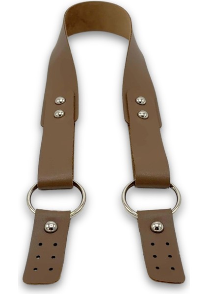 Deri Halkalı Tek Çanta Sapı 72 cm Çanta Aksesuarı