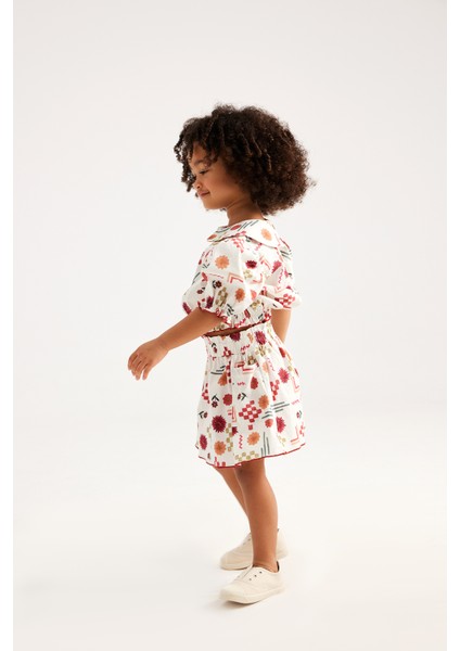 Fiona Desenli Mini Etek indirimleri