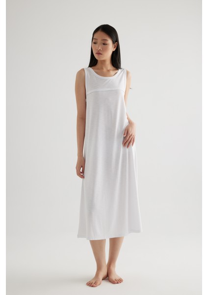 Kadın Modal Kolsuz Kalın Askılı Elbise fırsatları