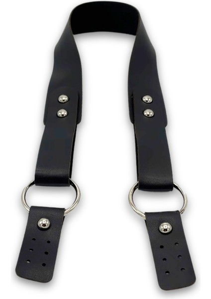 Deri Halkalı Tek Çanta Sapı 72 cm Çanta Aksesuarı