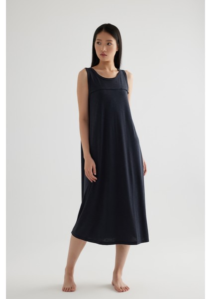 Kadın Modal Kolsuz Kalın Askılı Elbise fiyatları