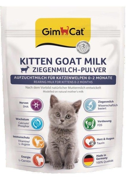 Kitten Goat Milk Keçi Süt Tozu 200 gr