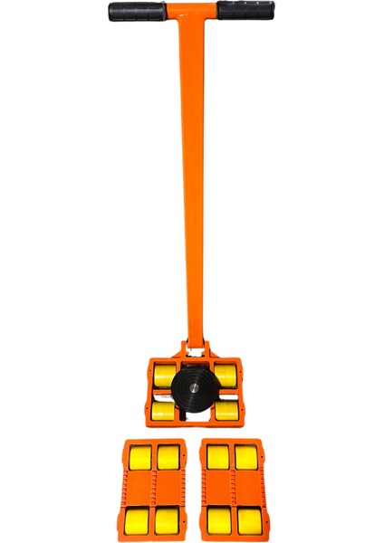12 Ton Kapasiteli Kestamit Tekerlekli Makina Taşıma Arabası, 360° Dönebilen Endüstriyel Tip Yük Taşıma Arabası, Domuz Arabası