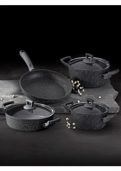 Germanitium 7 Parça Granit Set