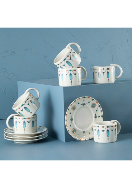 Blue Diamond 12 Parça 6 Kişilik Kahve Fincan Takımı 100 ml fiyatları