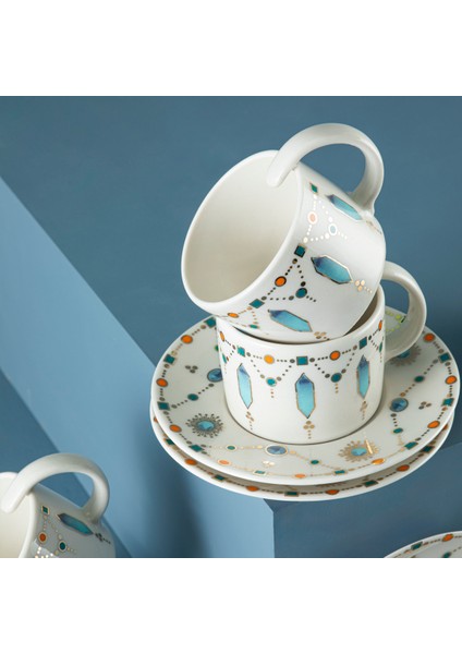 Blue Diamond 12 Parça 6 Kişilik Kahve Fincan Takımı 100 ml modelleri