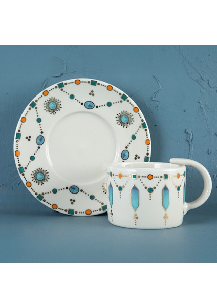 Blue Diamond 12 Parça 6 Kişilik Kahve Fincan Takımı 100 ml indirimleri