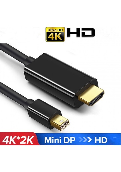 Mini Display To Hdmı Çevirici Kablo 2k 4K Md-Hdmı Kablo 1.8m modelleri
