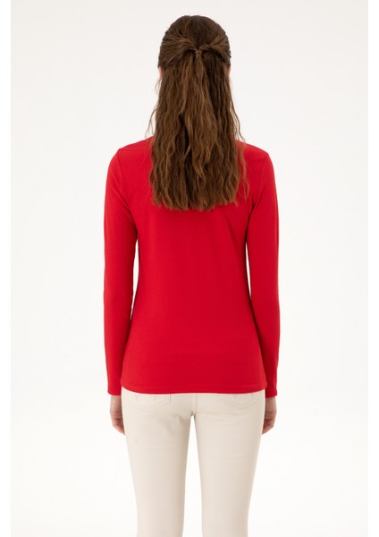 Kadın Kırmızı Sweatshirt 50313593-VR030 indirimleri