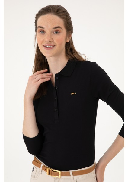 Kadın Siyah Sweatshirt 50313593-VR046 fiyatları