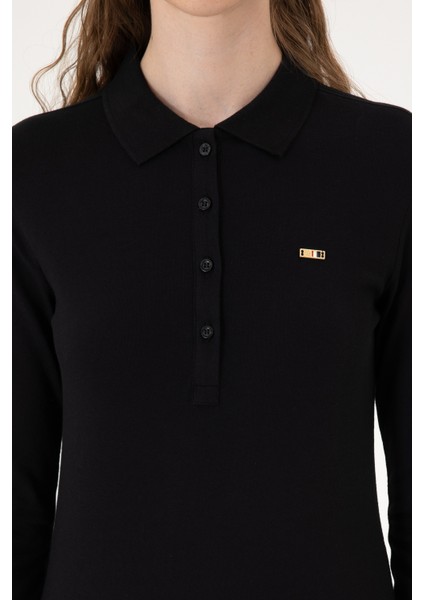 Kadın Siyah Sweatshirt 50313593-VR046