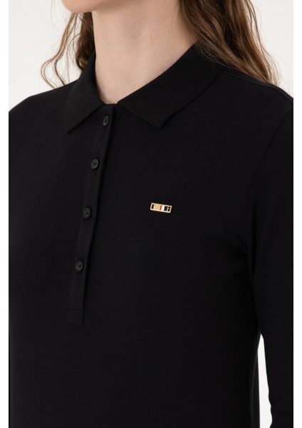 Kadın Siyah Sweatshirt 50313593-VR046