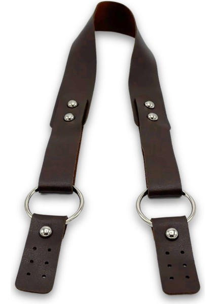 Deri Halkalı Tek Çanta Sapı 72 cm Çanta Aksesuarı