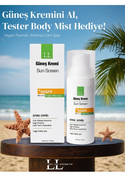 Yağlı Ciltler Için Güneş Kremi 50ML Tone Up Pınk 50ML (Uva) (Uvb) +50 Spf Pa++++ Yüksek Koruma