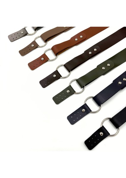 Deri Halkalı Tek Çanta Sapı 72 cm Çanta Aksesuarı