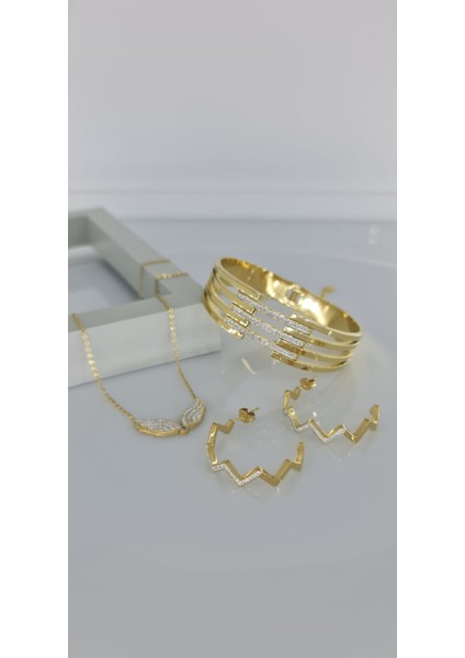 Milano Gold Çelik Takı Seti