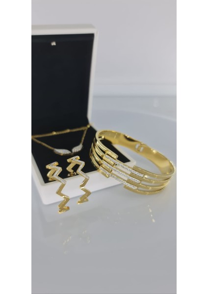Milano Gold Çelik Takı Seti fiyatları