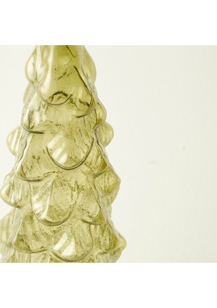 Pine Tree Yılbaşı Dekoratif Obje Yeşil (10x10x35 cm) fiyatları