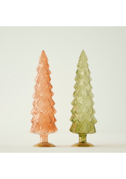 Pine Tree Yılbaşı Dekoratif Obje Yeşil (10x10x35 cm) modelleri