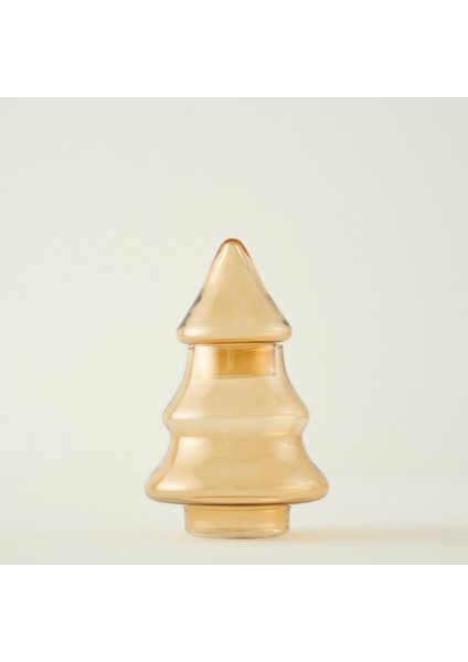 Pine Yılbaşı Dekoratif Obje Amber (16x24 cm )