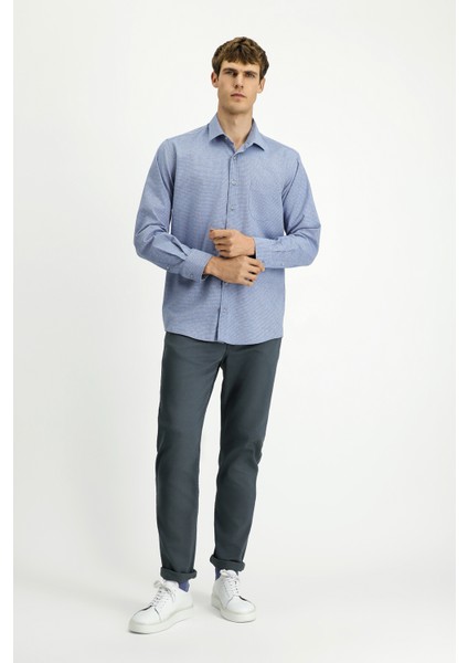 Uzun Kol Regular Fit Desenli Pamuklu Oduncu Gömlek fiyatları