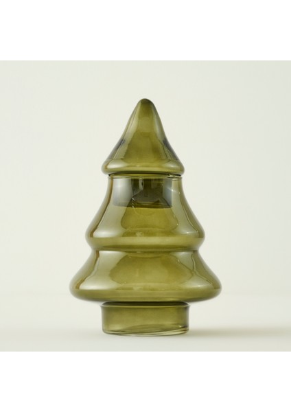 Pine Tree Yılbaşı Dekoratif Obje Koyu Yeşil (18x26 cm)