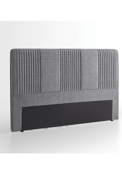 Bedding Wool Sense Çift Kişilik Baza - Başlık Set - Koyu Gri