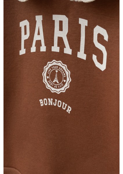 Baskılı Brode Yakalı Kız Çocuk Alt Üst Takım modelleri