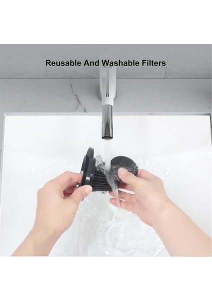 Black Decker EV1416 3'ü 1 Arada Hafif Kablolu Dikey Elektrikli Süpürge Parçaları Yıkanabilir Filtreler Için 8 Adet Yedek Filtre (Yurt Dışından) indirimleri