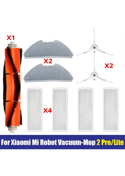 Xiaomi Robot Vacuum-Mop 2 Pro Lite Hepa Filtre Ana Yan Fırçalı Elektrikli Süpürge Aksesuarları (Yurt Dışından)