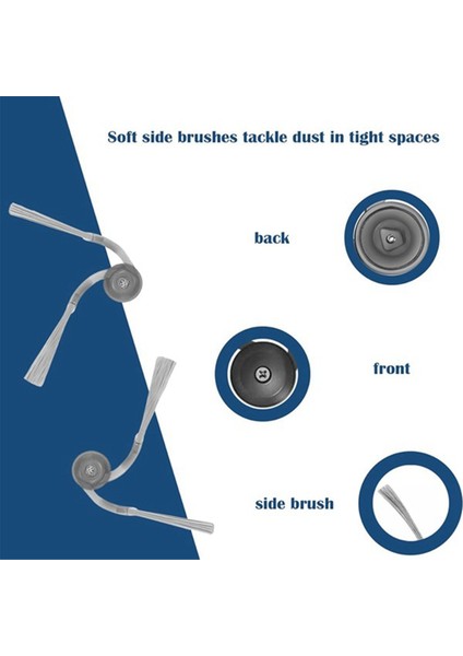 Roborock Qrevo Curv/qrevo Edge Elektrikli Süpürge Yedek Parçaları Için 22 Adet Vakum Fırçası Filtre Toz Torbası ve Paspas Bezi Seti (Yurt Dışından) modelleri
