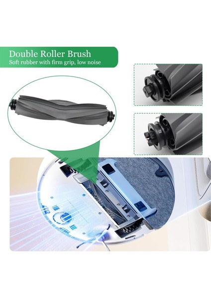 Dreame D10 Plus Gen 2 Robot Süpürge Yedek Parça Aksesuarları, Silindir Fırça Bezi Yan Fırça Filtreleri Toz Torbaları (Yurt Dışından) fiyatları