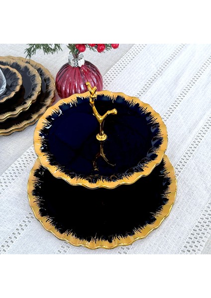 Glore Alba Altın Yaldızlı Kurabiyelik