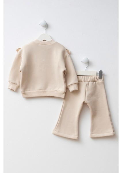 Brode Fiyonk Detaylı Kız Bebek Alt Üst Takım fiyatları