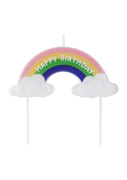 Gökkuşağı Şekilli Happy Birthday Mum fiyatları