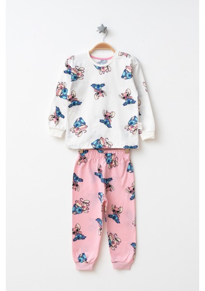 Desenli 2'li Kız Çocuk Pijama Takımı modelleri