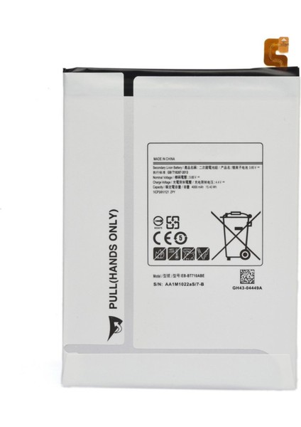 Samsung Galaxy T710 Tab S2 8.0 Uyumlu 4000 Mah Batarya