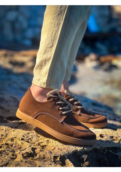 Kb-X5 Kuback Kahve Süet Bağcıklı Günlük Erkek Ayakkabı fiyatları