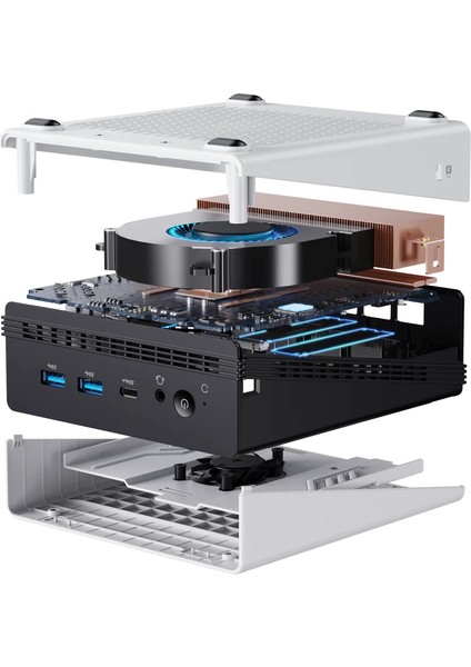 Ubox Amd Ryzen 5 6600H 16GB 512GB SSD Windows 11 Mini Masaüstü Bilgisayar