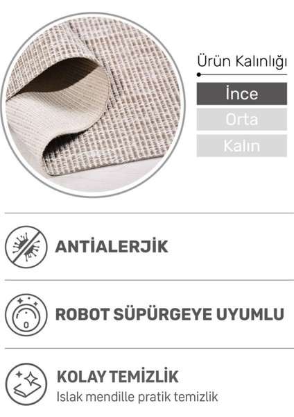 Evisa Ince ve Şık Sisal Dokuma Kalitesinde Kilim – Kolay Temizlik, Robot Süpürge Uyumlu fiyatları
