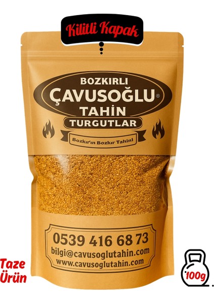 Odun Ateşinde Kavrulmuş Sarı Simitlik Susam 100 gr