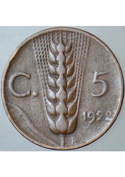 Italya 5 Centesimi 1922. fiyatları