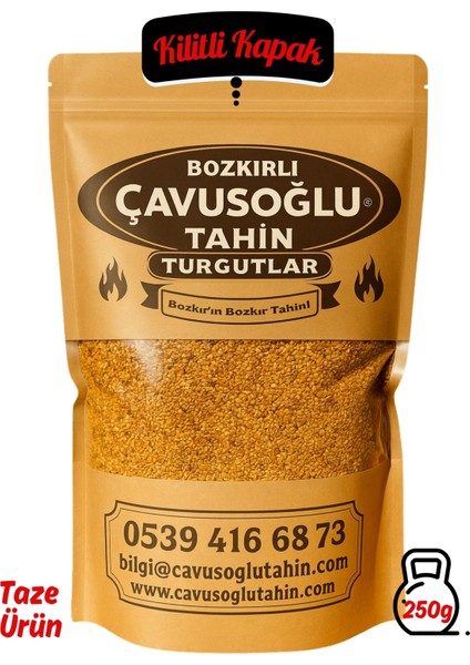 Susam 250g Odun Ateşinde Kavrulmuş Altın Sarısı Çıtır Doku Türkiye Malı
